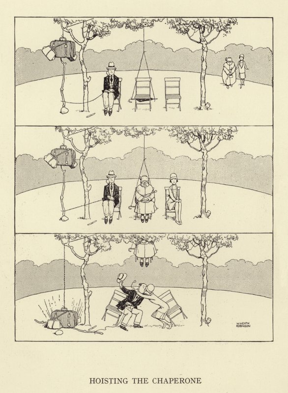Zvednutí doprovodu od William Heath Robinson
