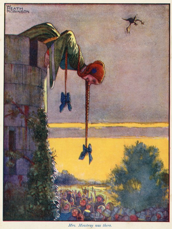 Paní Mowbrayová tam byla od William Heath Robinson