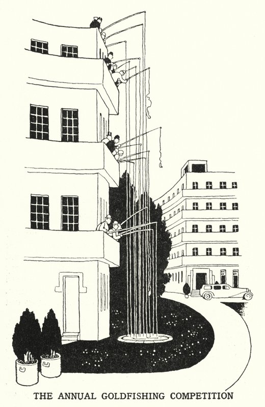 Výroční soutěž v lovu zlata (litho) od William Heath Robinson