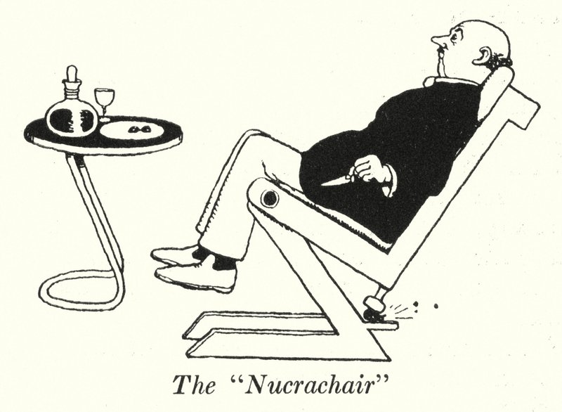 "Nucrachair" (litho) od William Heath Robinson