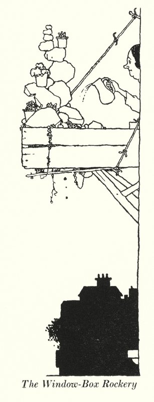 The Window-Box Rockery (litho) od William Heath Robinson