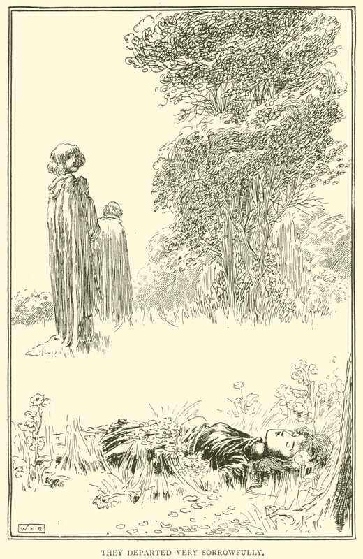 Odjížděli velmi smutně od William Heath Robinson