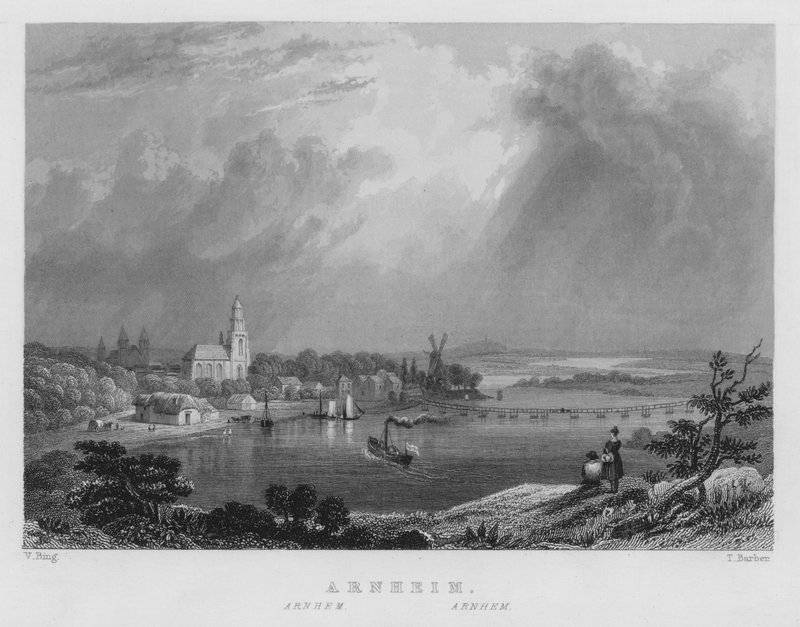 Arnheim (rytina) od William Henry Bartlett