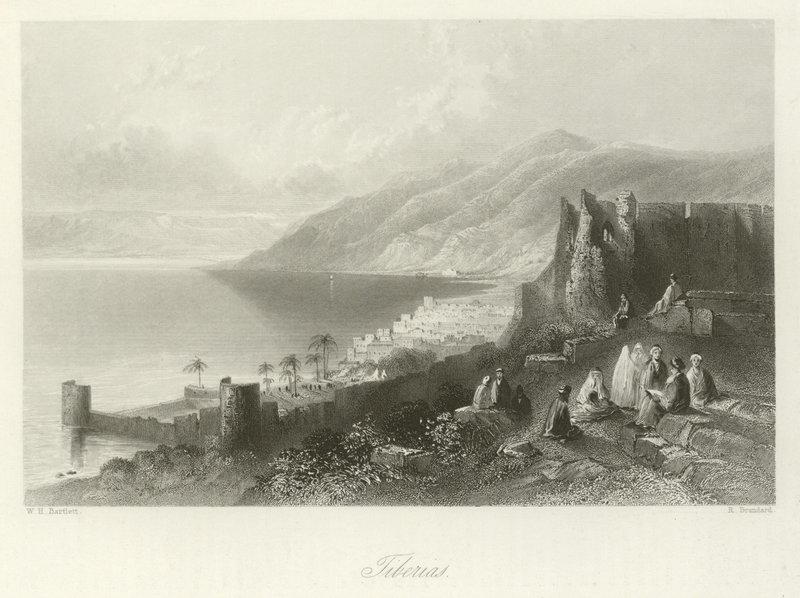 Tiberias od William Henry Bartlett