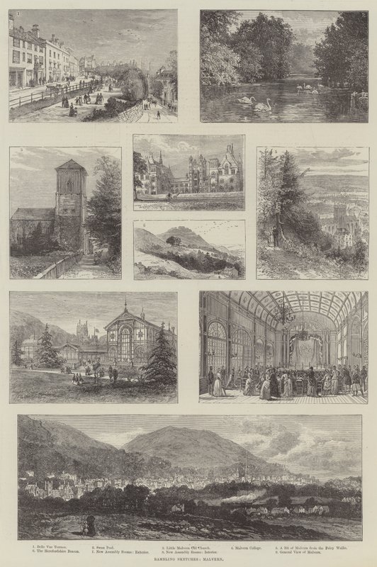 Rambling Sketches, Malvern od William Henry James Boot