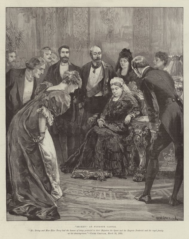 Becket na hradě Windsor od William Heysham Overend