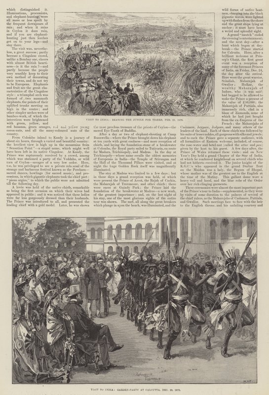 Královská návštěva v Indii od William Heysham Overend
