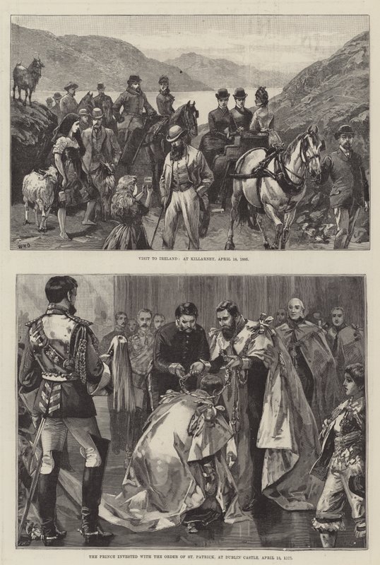 Královská návštěva Irska od William Heysham Overend