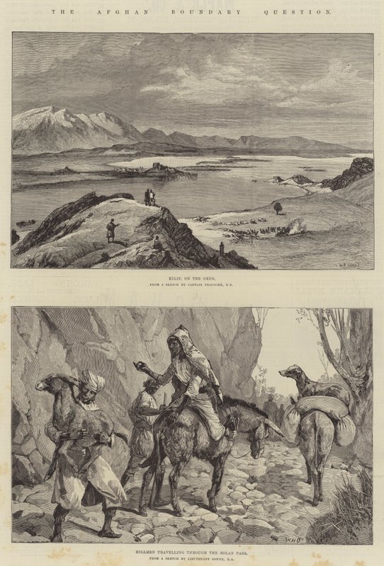 Otázka afghánské hranice od William Heysham Overend
