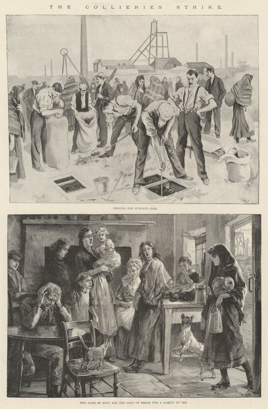 The Collieries Strike od William Heysham Overend