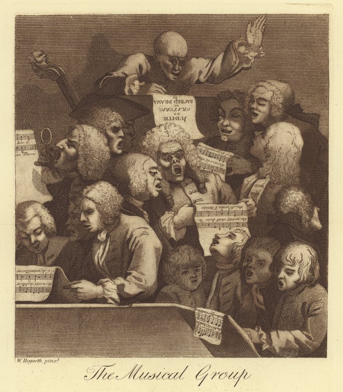 Hudební skupina od William Hogarth