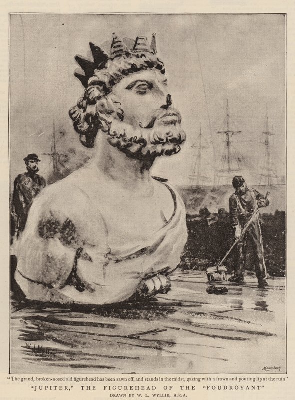 Jupiter, loutka Foudroyantů od William Lionel Wyllie