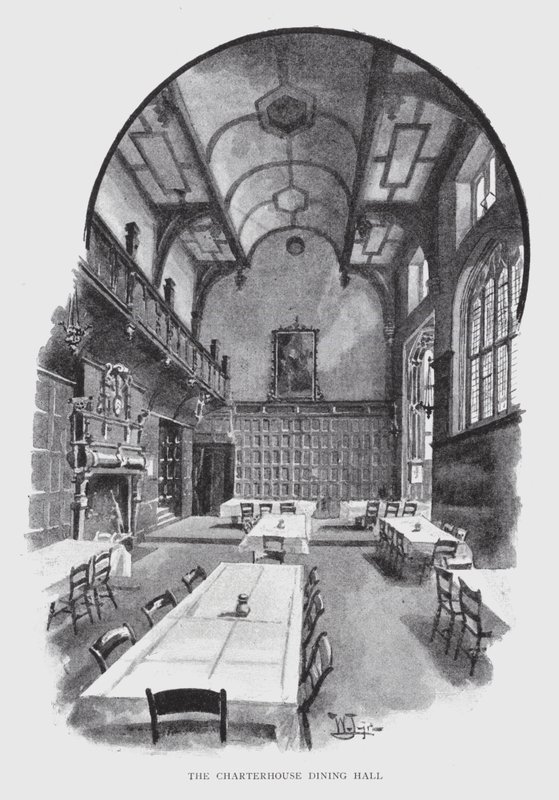 The Charterhouse Jídelna (litho) od William Luker