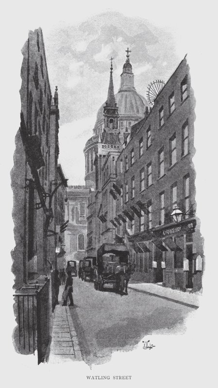 Walting Street (litho) od William Luker