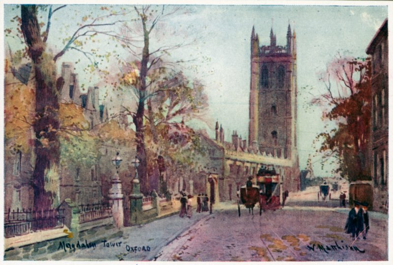 Magdalen College Tower od William Matthison