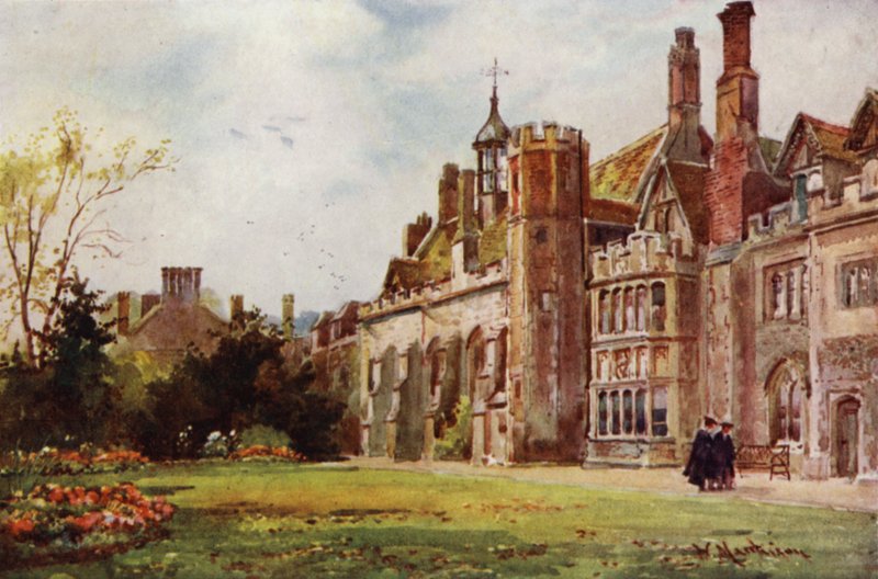 Peterhouse z Fellows Garden od William Matthison