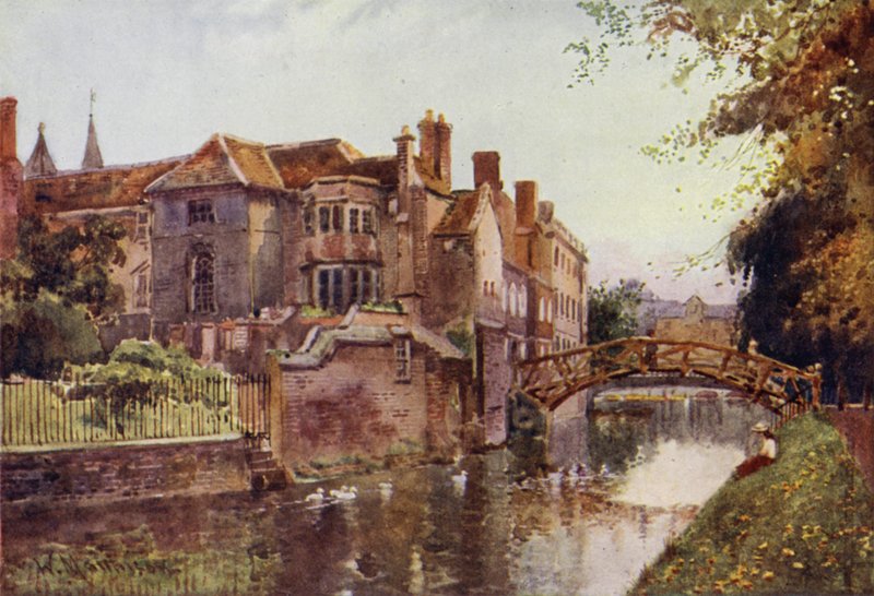 Queens College od řeky od William Matthison