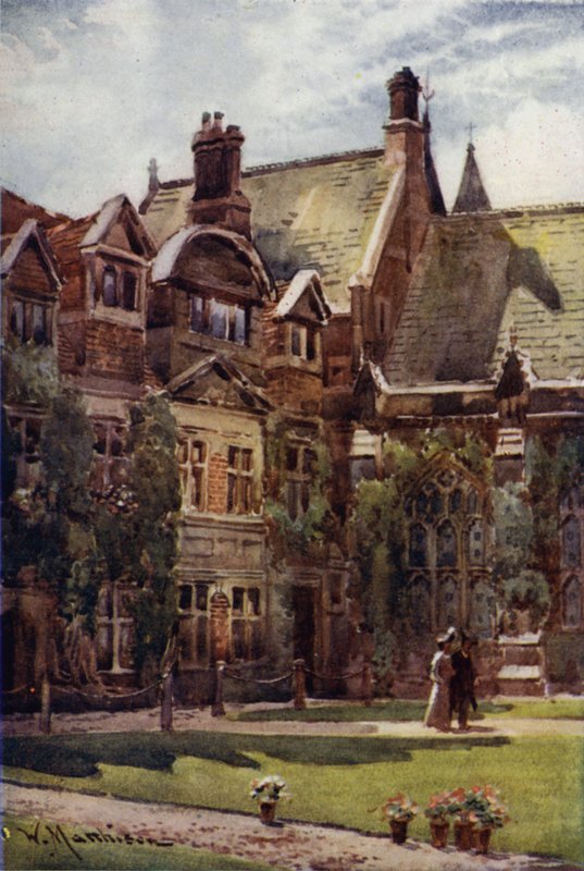 Starý dvůr, Pembroke College od William Matthison