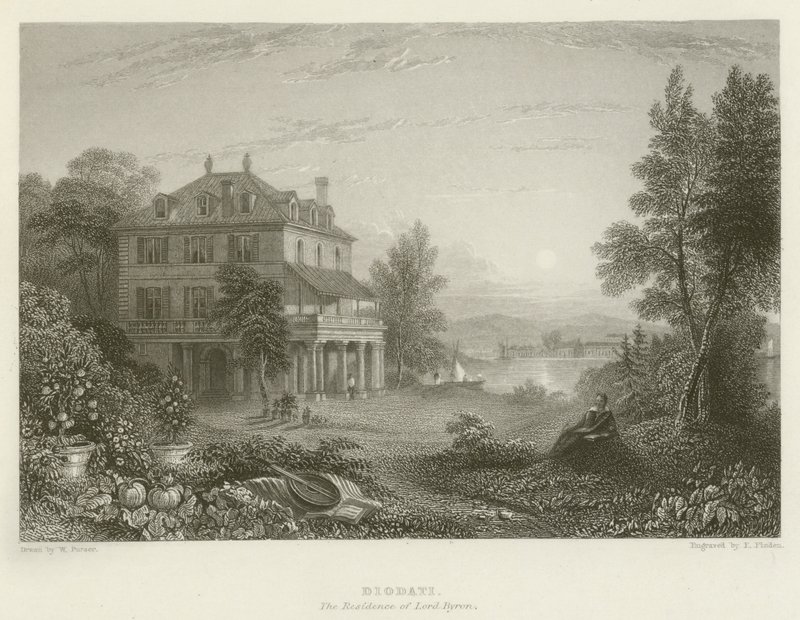 Diodati, Sídlo lorda Byrona od William Purser