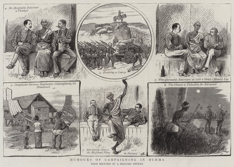 Humours of Campaigning in Barma od William Ralston