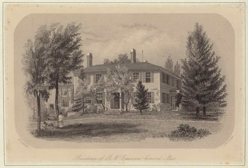 Rezidence Ralpha Walda Emersona od William Rickarby Miller