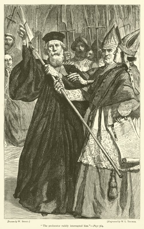 Prolocutor ho hrubě přerušil. od William Small