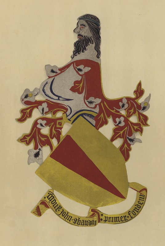 Sir John Chandos, 1348-1369 (chromolitho) od William St John Hope