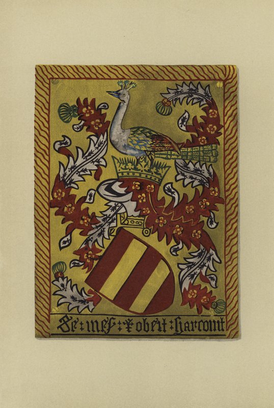 Sir Robert Harcourt, 1461-1470 (chromolit) od William St John Hope
