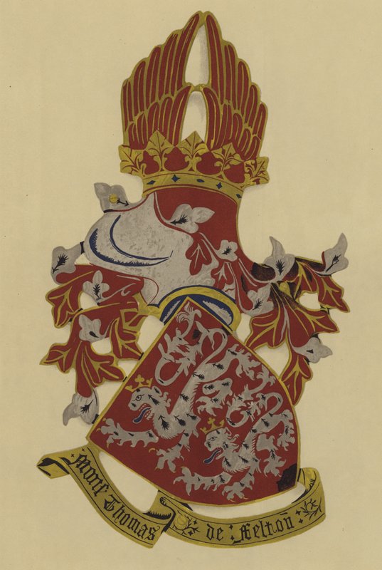 Sir Thomas Felton, 1381-1381 (chromolitho) od William St John Hope