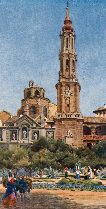 Saragossa, La Seo (barevní členové) od William Wiehe Collins