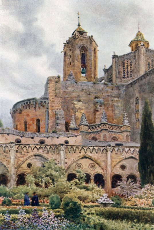 Tarragona, kláštery (barva lito) od William Wiehe Collins