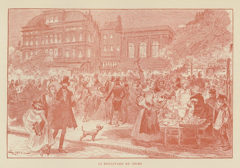Boulevard Du Crime od after Albert Robida