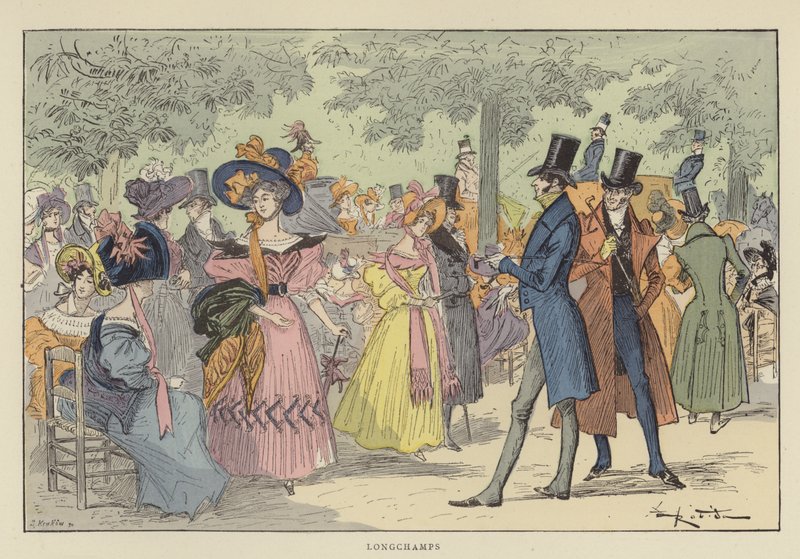 Longchamps od after Albert Robida