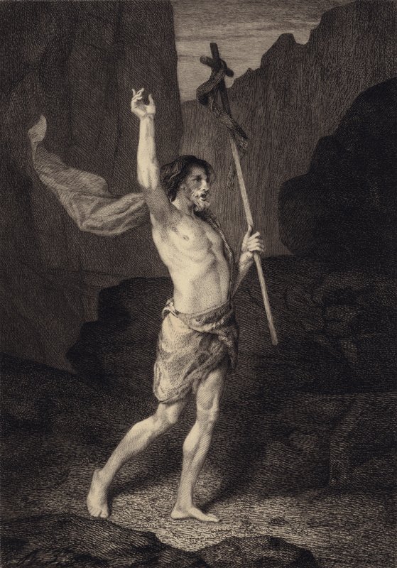 Svatý Jan v poušti od after Albert Robida