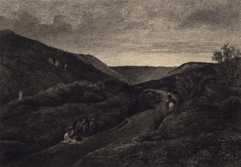 Dobrý Samaritán od after Albert Robida