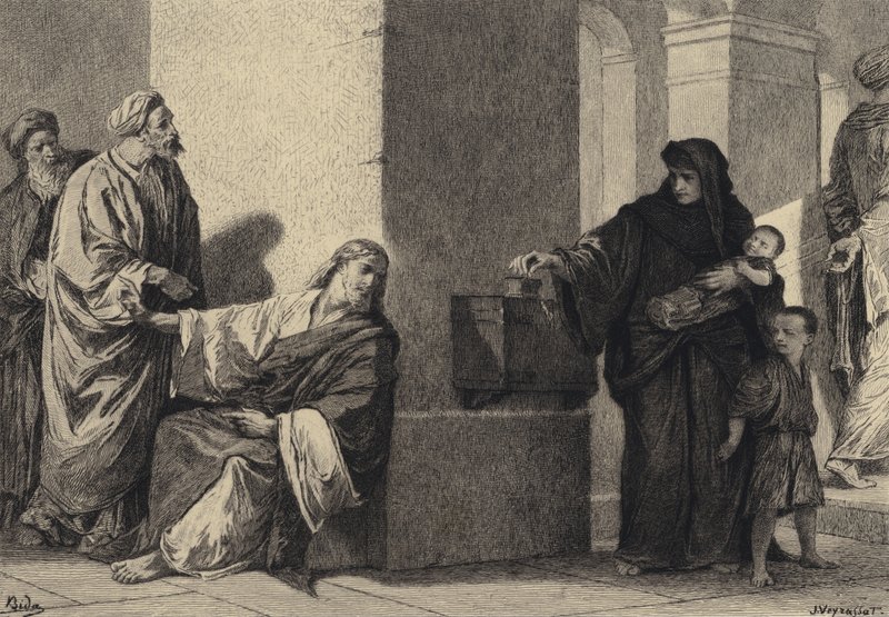 Roztoč vdovy od after Albert Robida