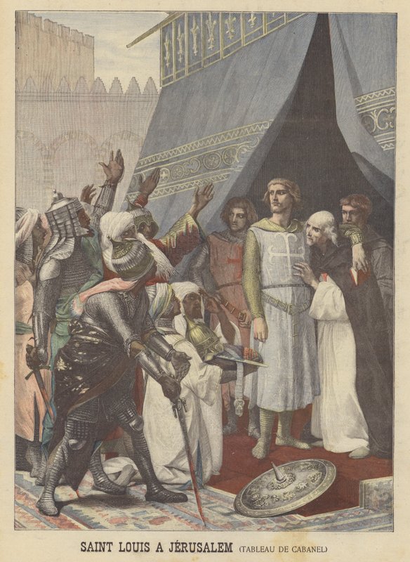 St Louis v Jeruzalémě od after Alexandre Cabanel