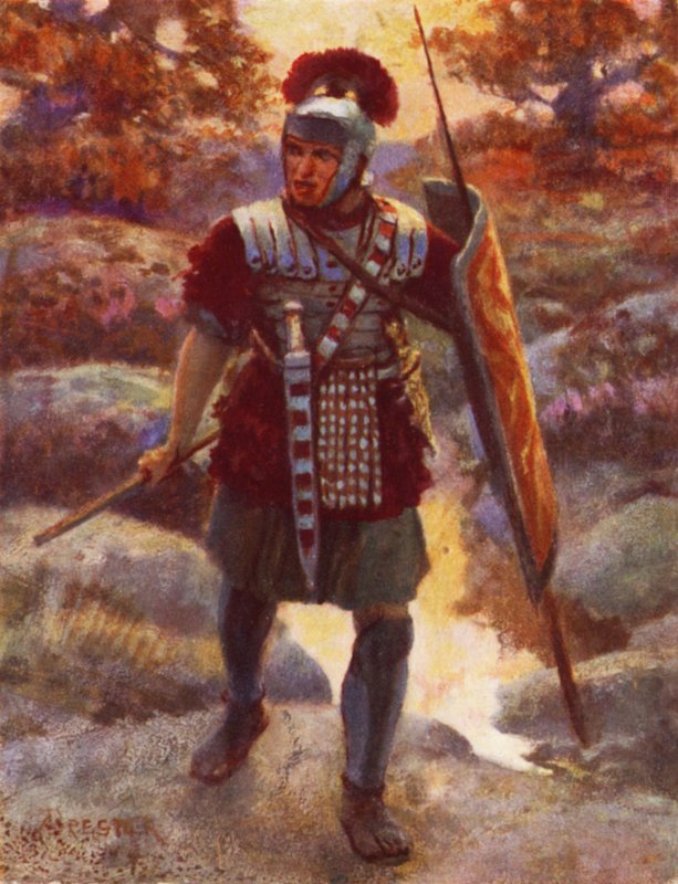Centurion na pochodu od after Amedee Forestier