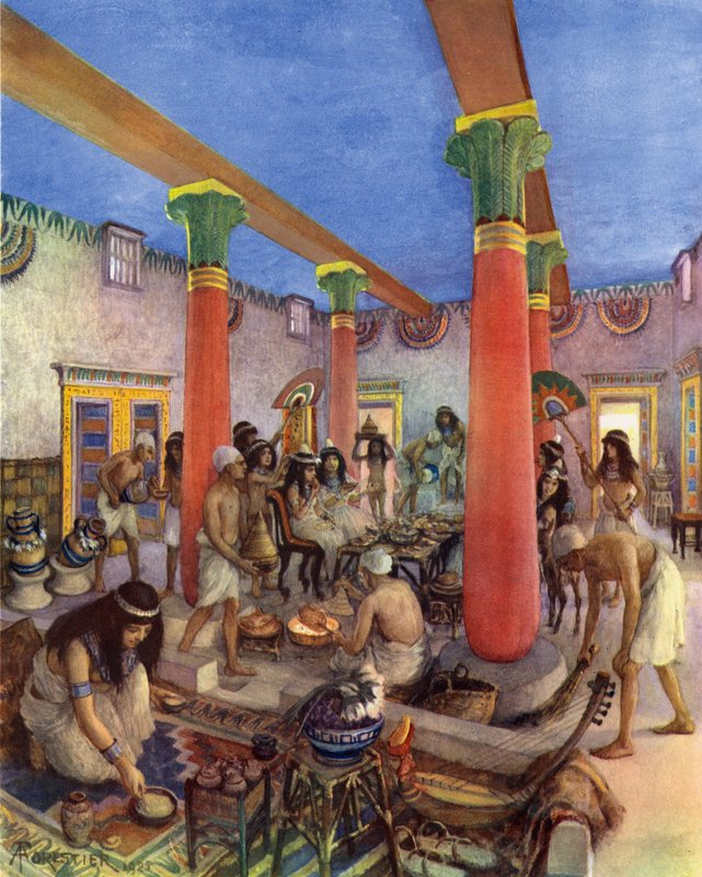 Domácí život ve starověkém Egyptě od after Amedee Forestier