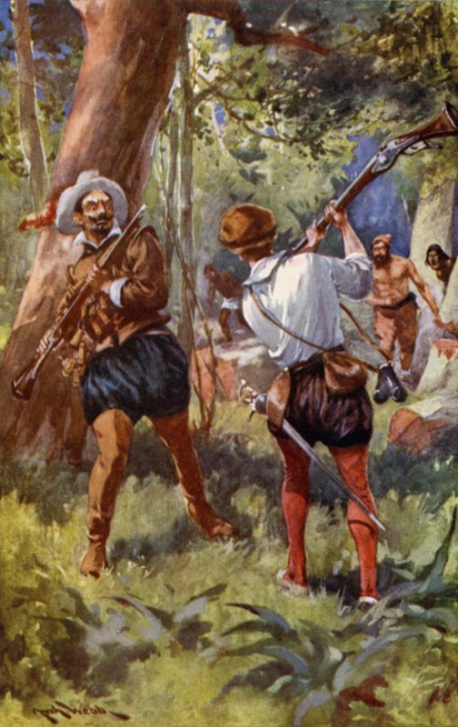 Španěl se otočil od after Archibald Bertram Webb