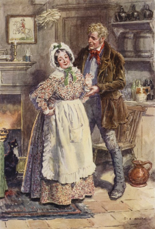 Ilustrace pro Martina Chuzzlewita od after Charles Edmund Brock