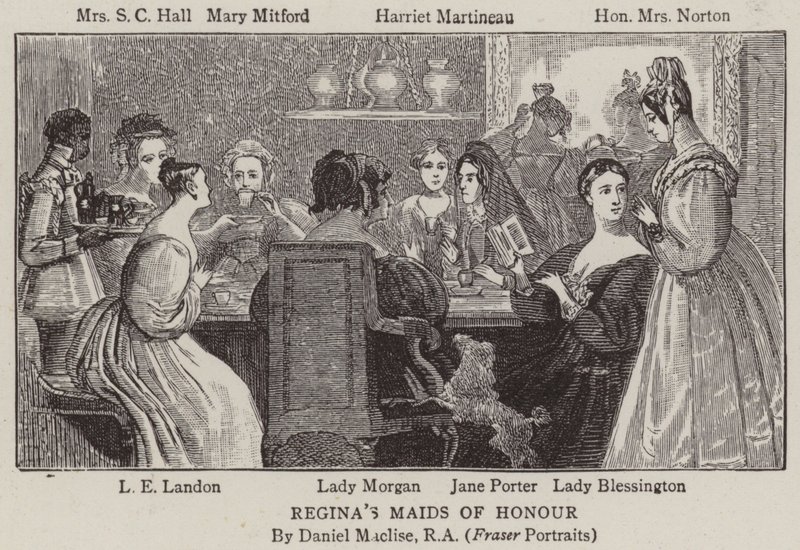 Reginas Maids of Honor od after Daniel Maclise