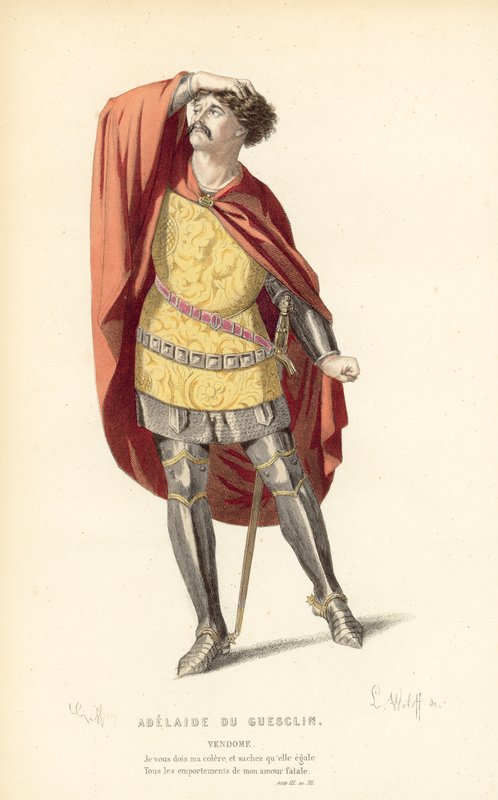 Adelaide Du Guesclin, Vendome od after Edmond A.F. Geffroy