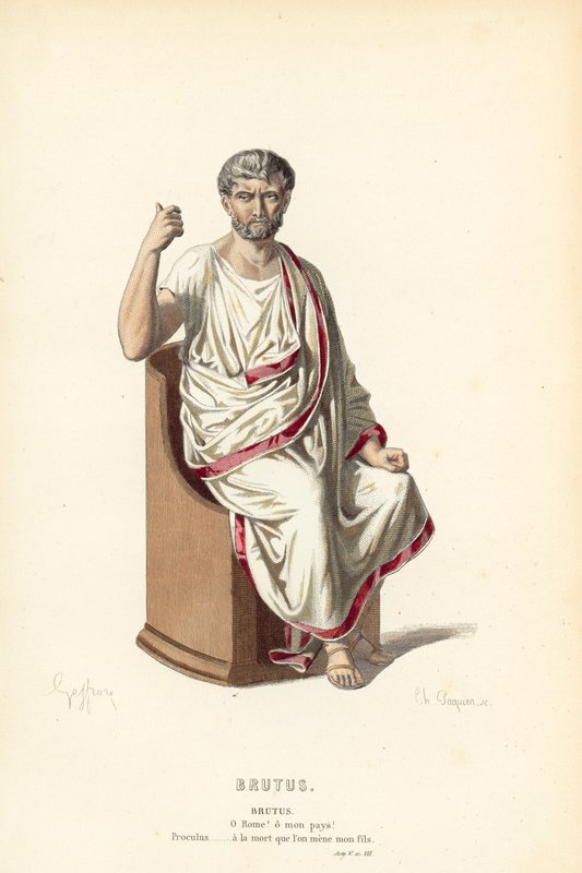 Brutus od after Edmond A.F. Geffroy