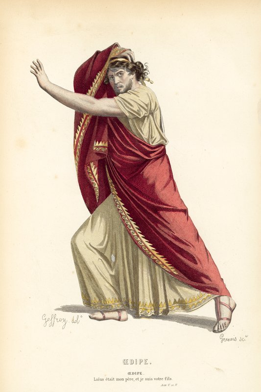 Oidipus od after Edmond A.F. Geffroy