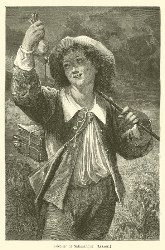 Lecolier de Salamanque, Lesage od after Emile Antoine Bayard