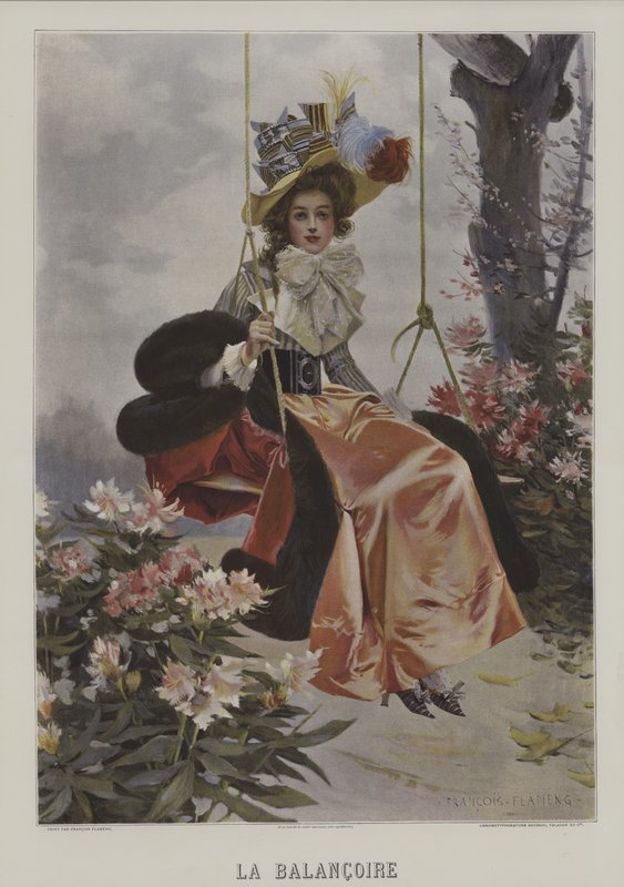 Houpačka od after Francois Flameng