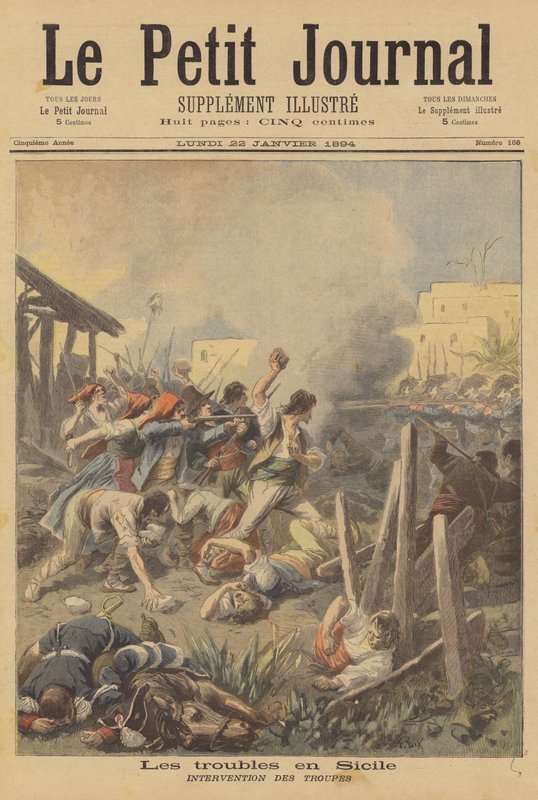 Potíže na Sicílii od after Frederic Theodore Lix