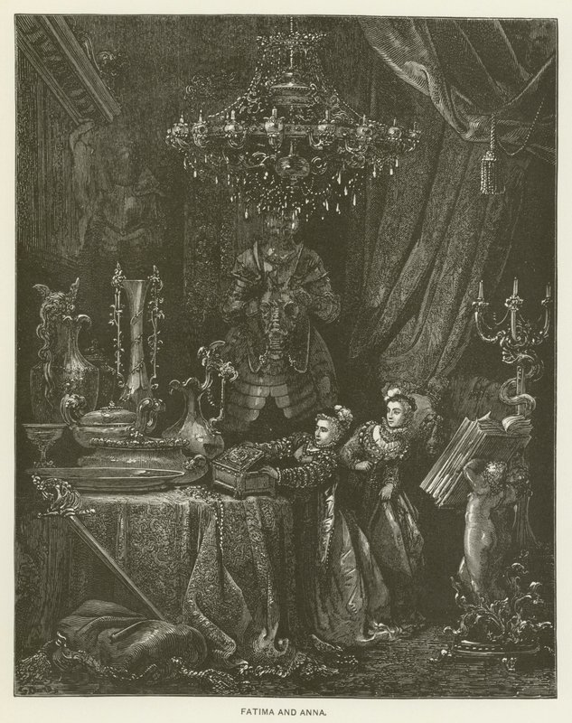 Fatima a Anna od Gustave after Dore