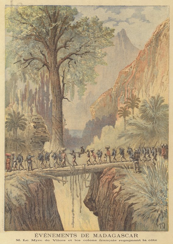 Události na Madagaskaru od after Henri Meyer
